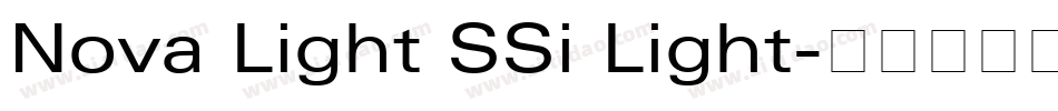 Nova Light SSi Light字体转换